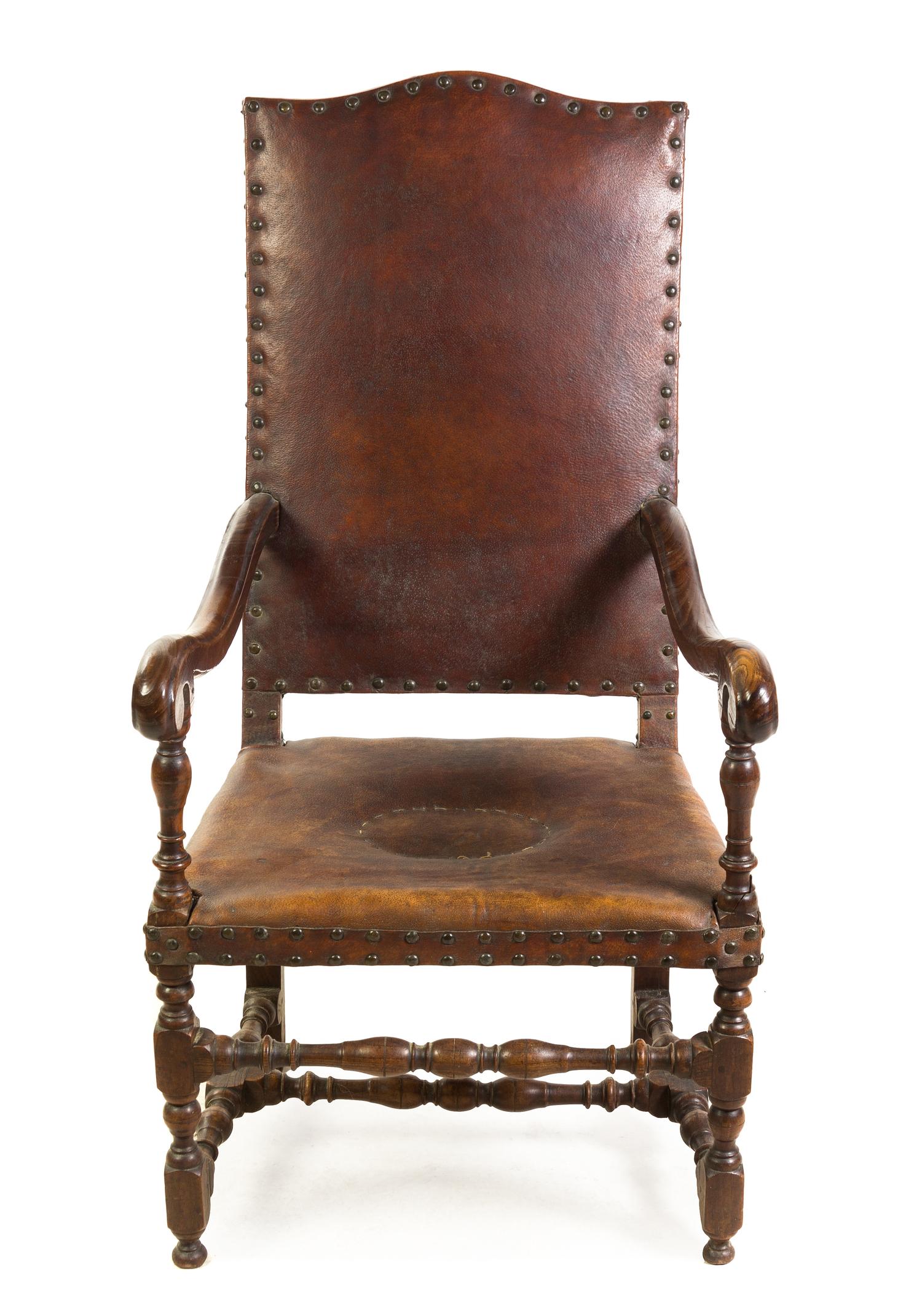 A William and Mary Laburnum Armchair Height 48 inches. — 17TH/18TH CENTURY