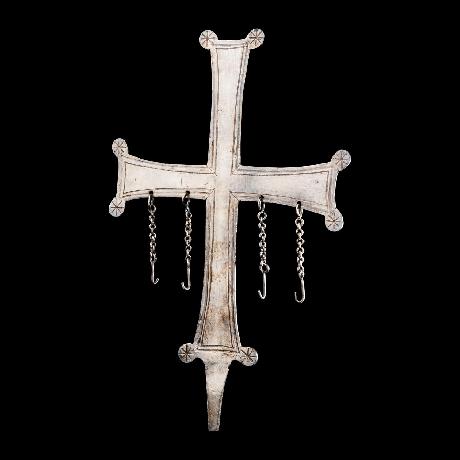 A Byzantine Silver Processional Cross