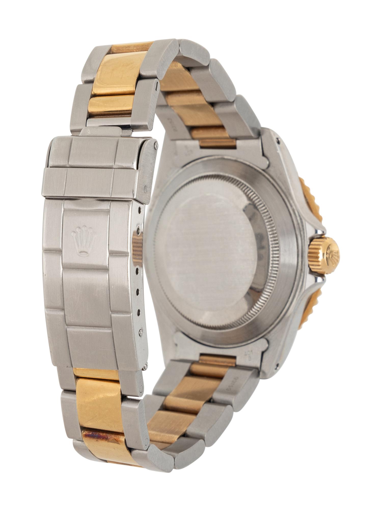ROLEX, REF. 16613 STAINLESS STEEL AND 18K YELLOW GOLD 'SUBMARINER' WATCH