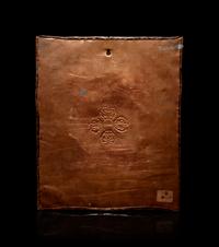 A Copper Plated Buddha Wall Hanging