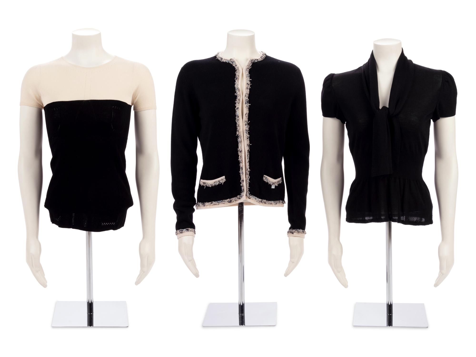Three Chanel Knit Tops, 2003-2007
