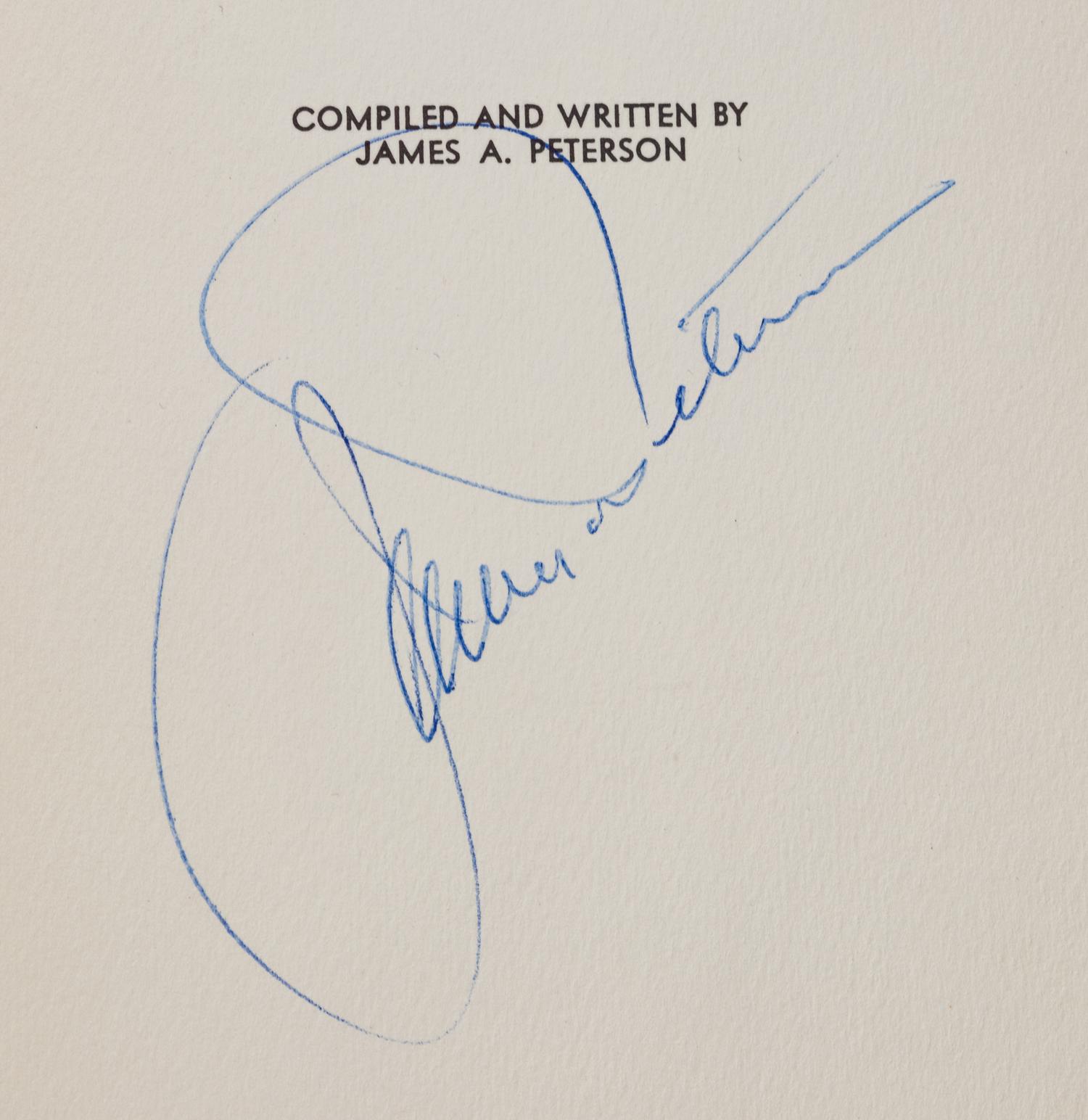 A Rare Signed Edition The Four Horsemen of Notre Dame by James A. Peterson Autographed by all of The Four Horsemen (Beckett Authentication Services BAS Certified),