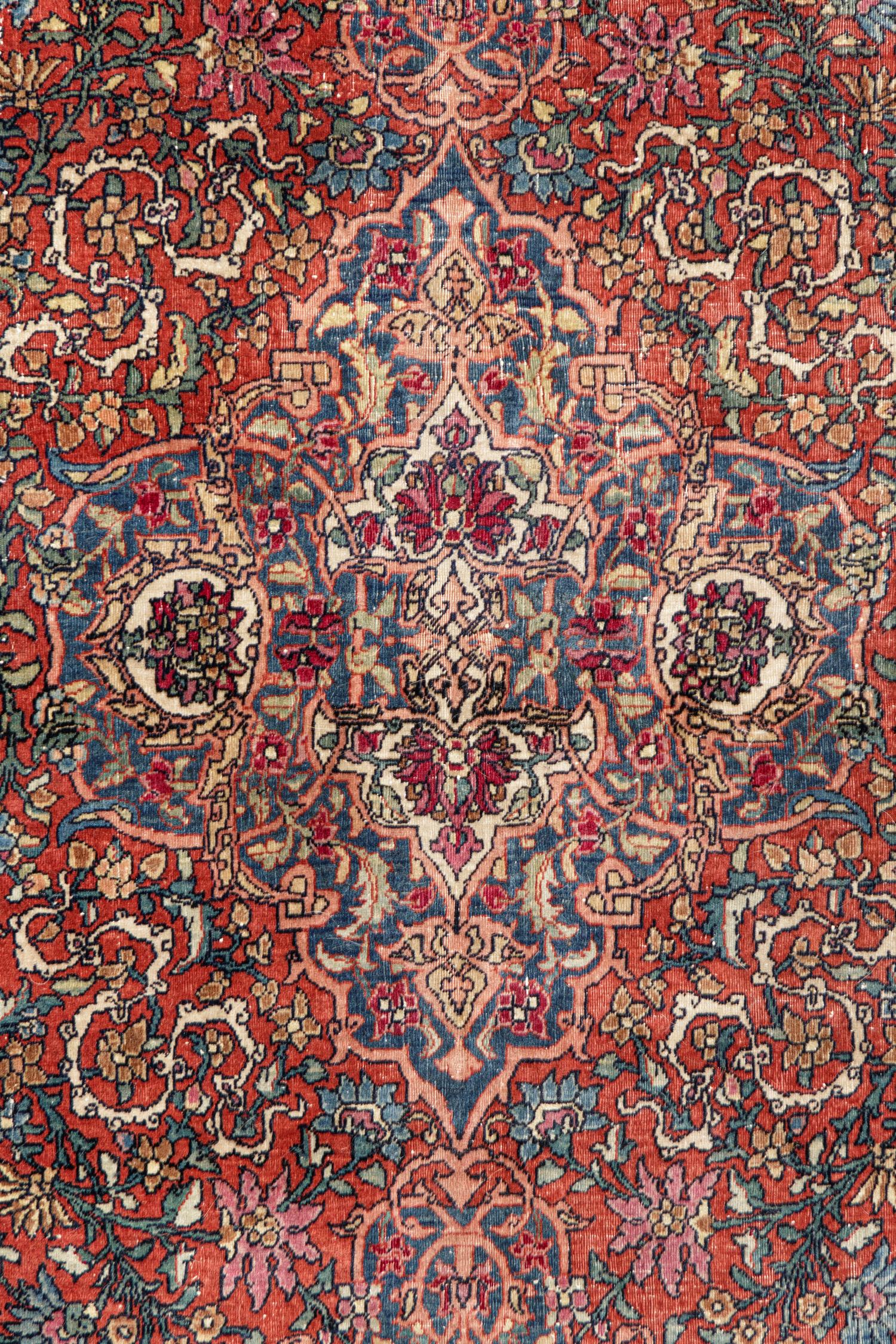 A Kirman Wool Rug