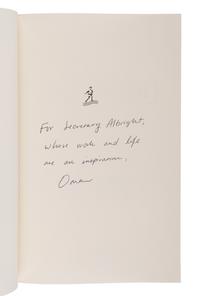 DIPLOMACY A group of 8 works, most FIRST EDITIONS INSCRIBED TO SECRETARY ALBRIGHT: