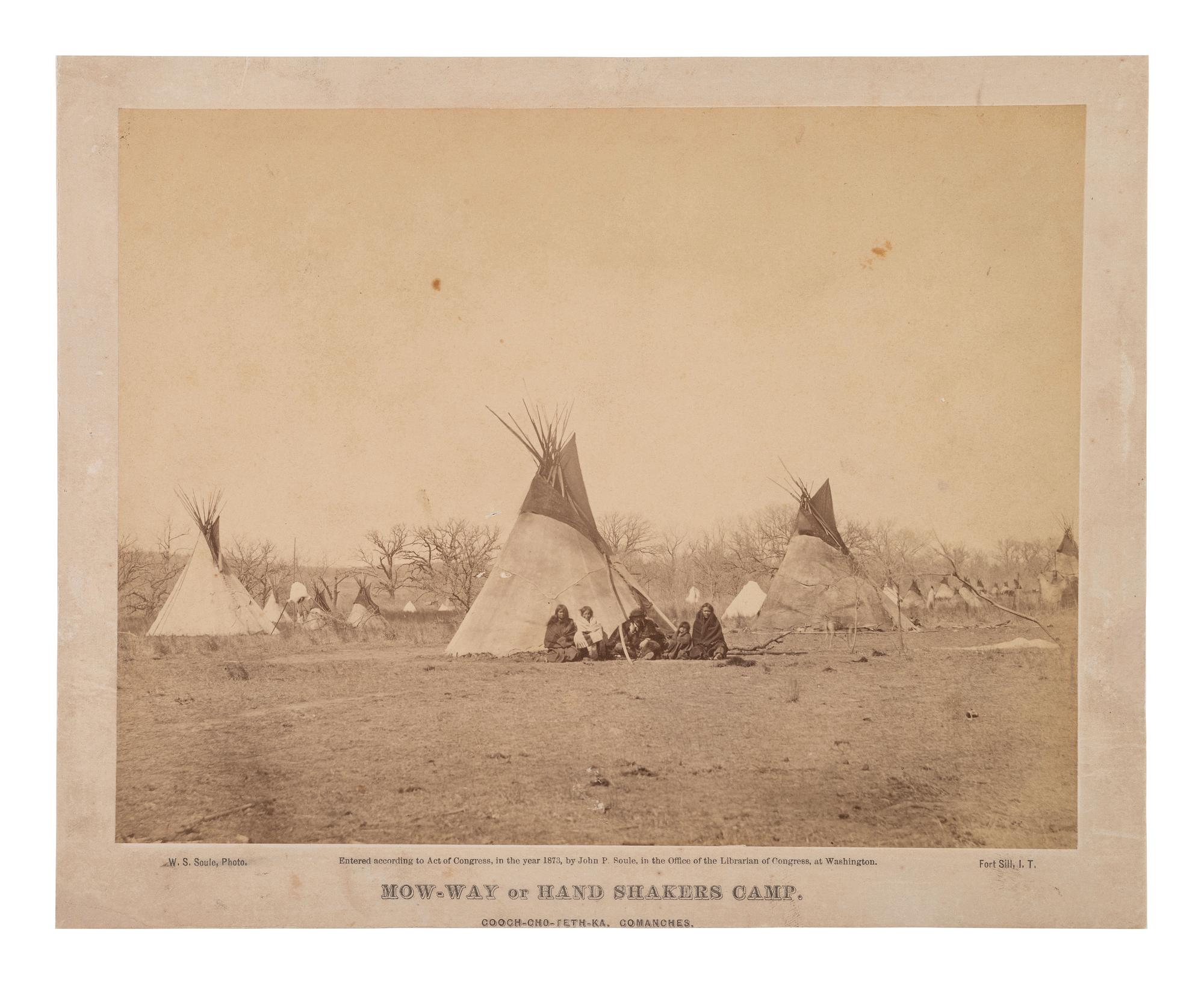 Mow-Way or Hand Shakers Camp , ca 1870