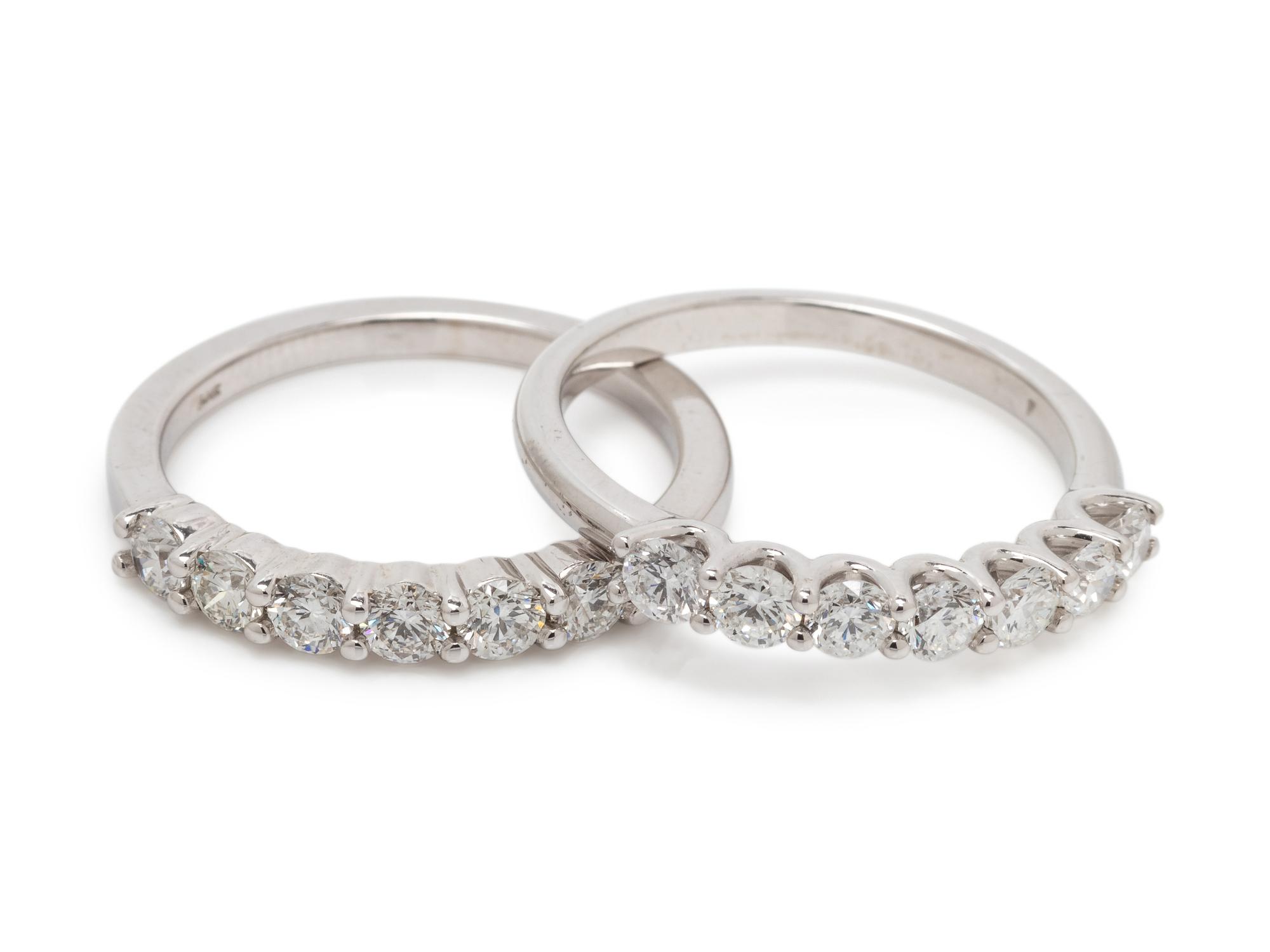 PAIR OF DIAMOND RINGS