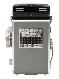 [EARLY PHOTOGRAPHY]. Rolleiflex T Model Type 1 camera.