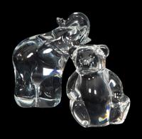 A Collection of Steuben Glass Animal Figures