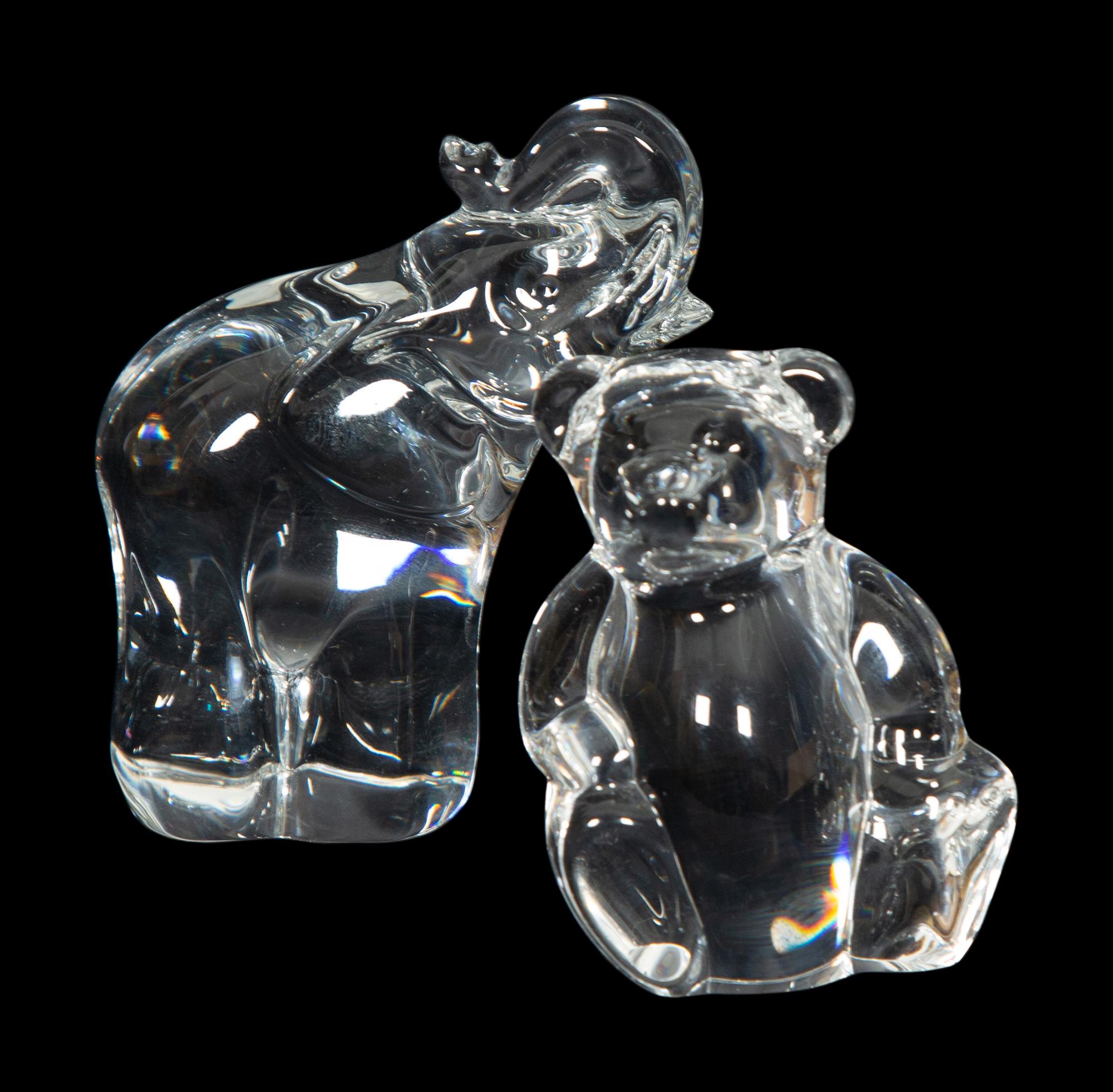 A Collection of Steuben Glass Animal Figures