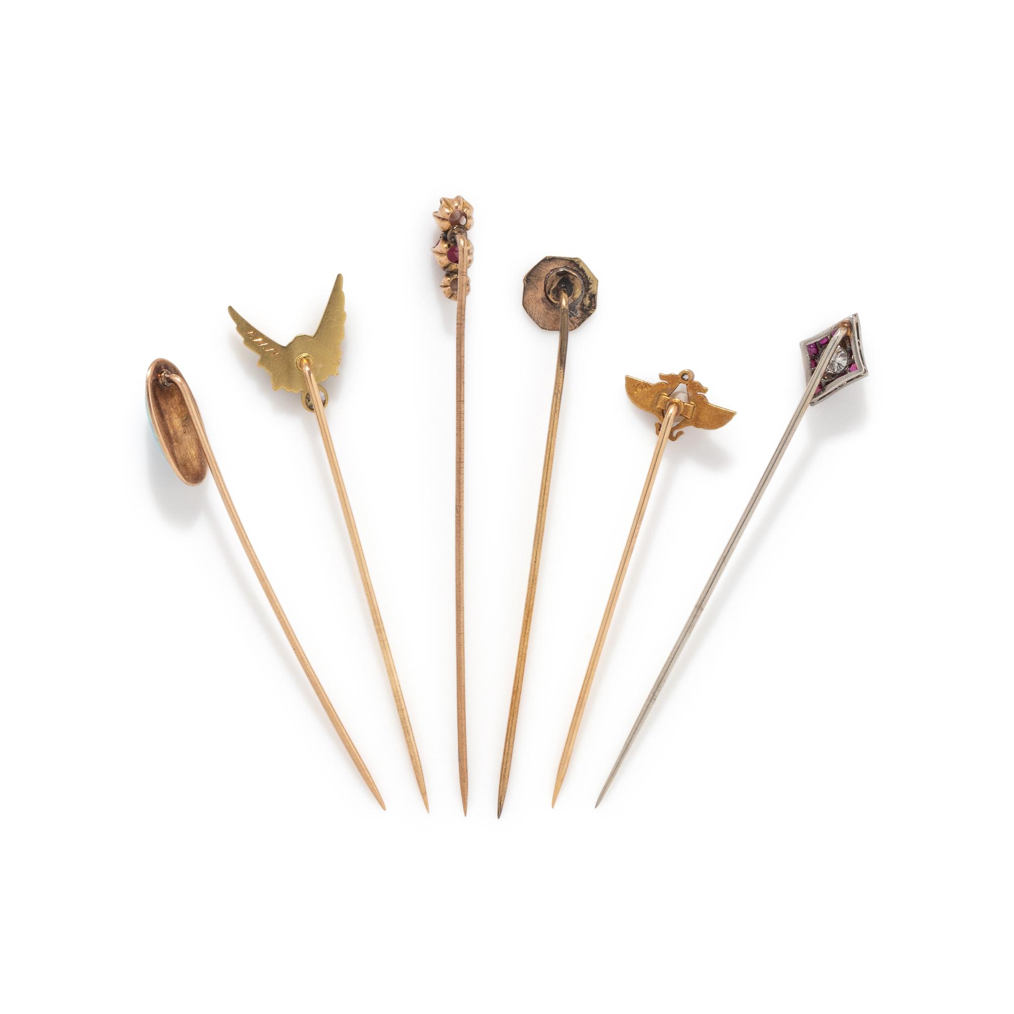 COLLECTION OF ANTIQUE STICKPINS