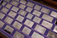 [PRIVATE ISSUE] A Franklin Mint Sterling Silver 50-State Flag Medallion Set