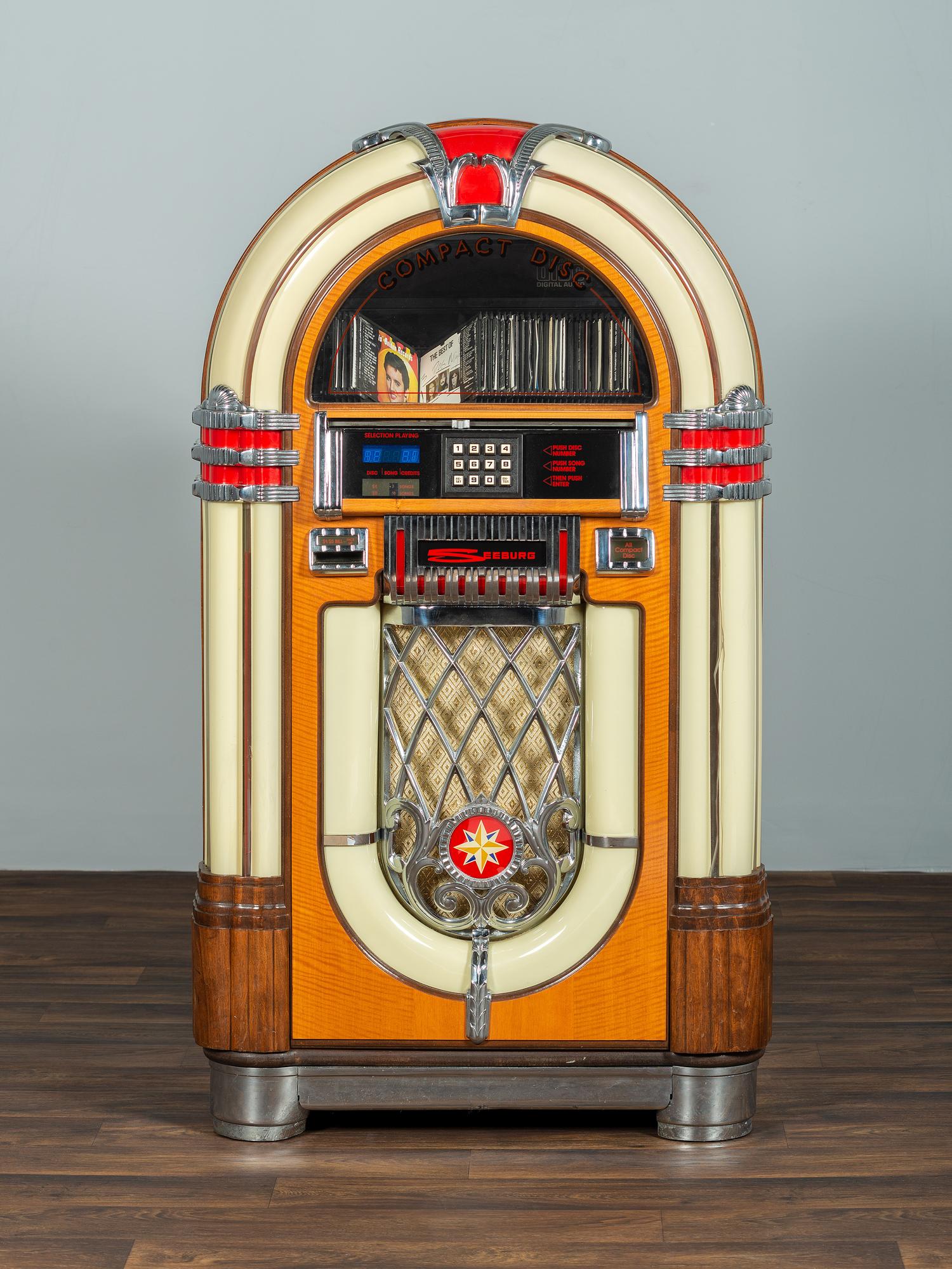 A Seeburg 'Bubbler' Disc Jukebox