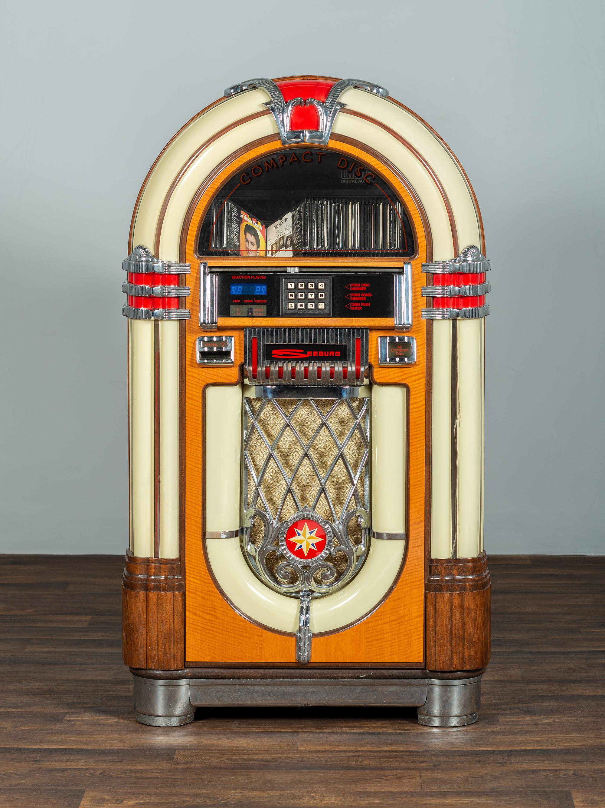 A Seeburg 'Bubbler' Disc Jukebox