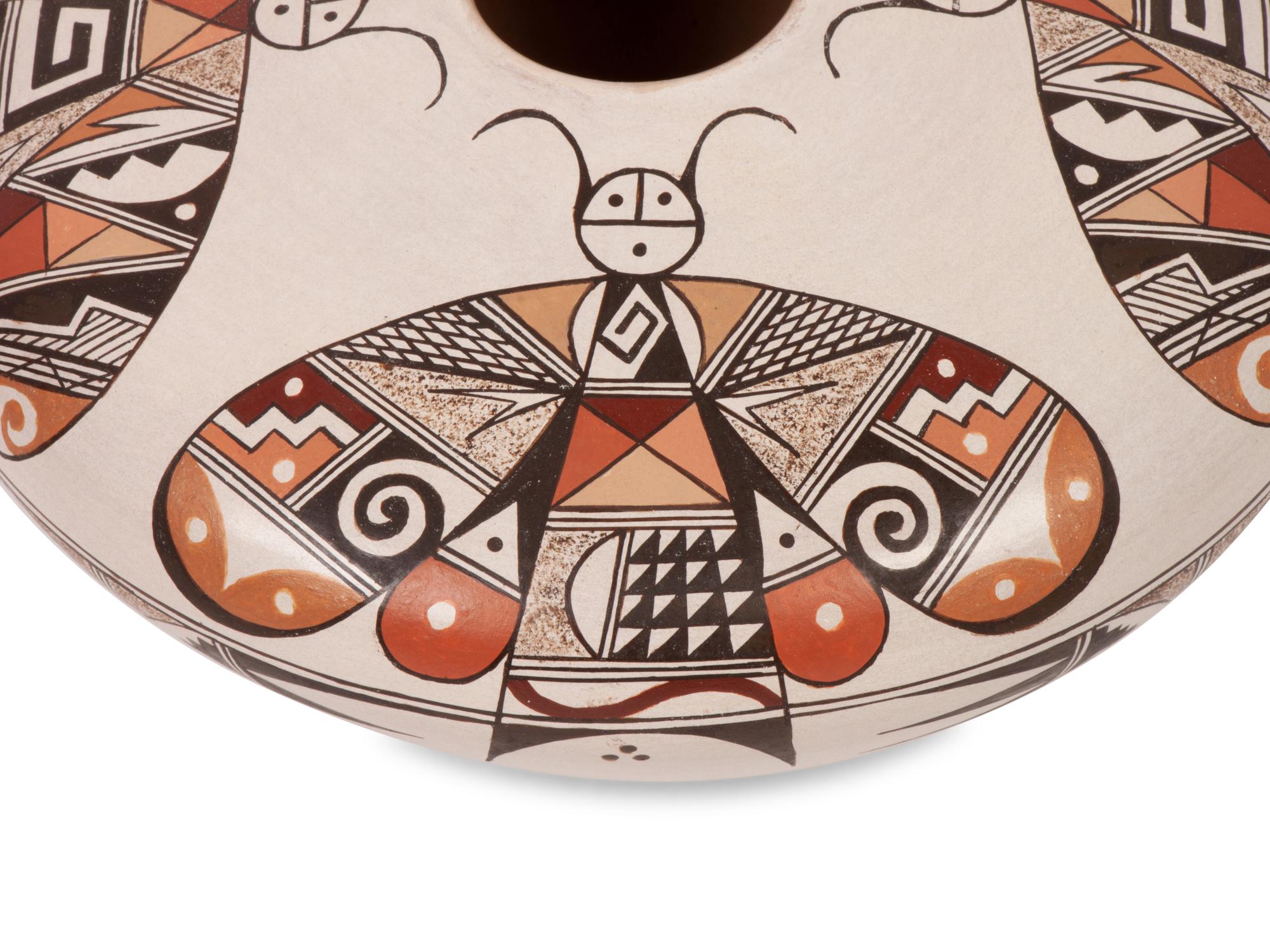 Pottery Jar, with Butterflies