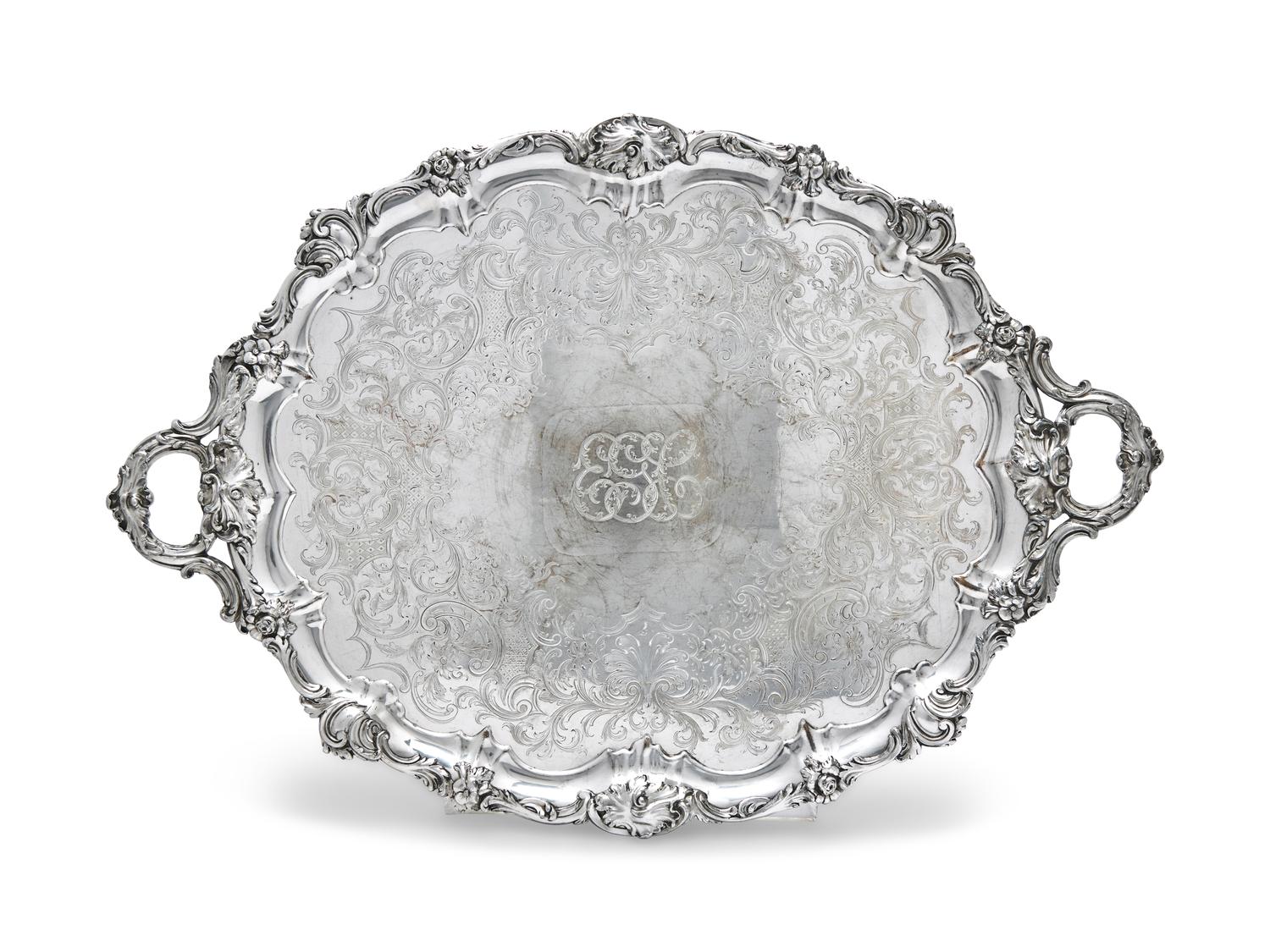 A Silverplated Tray