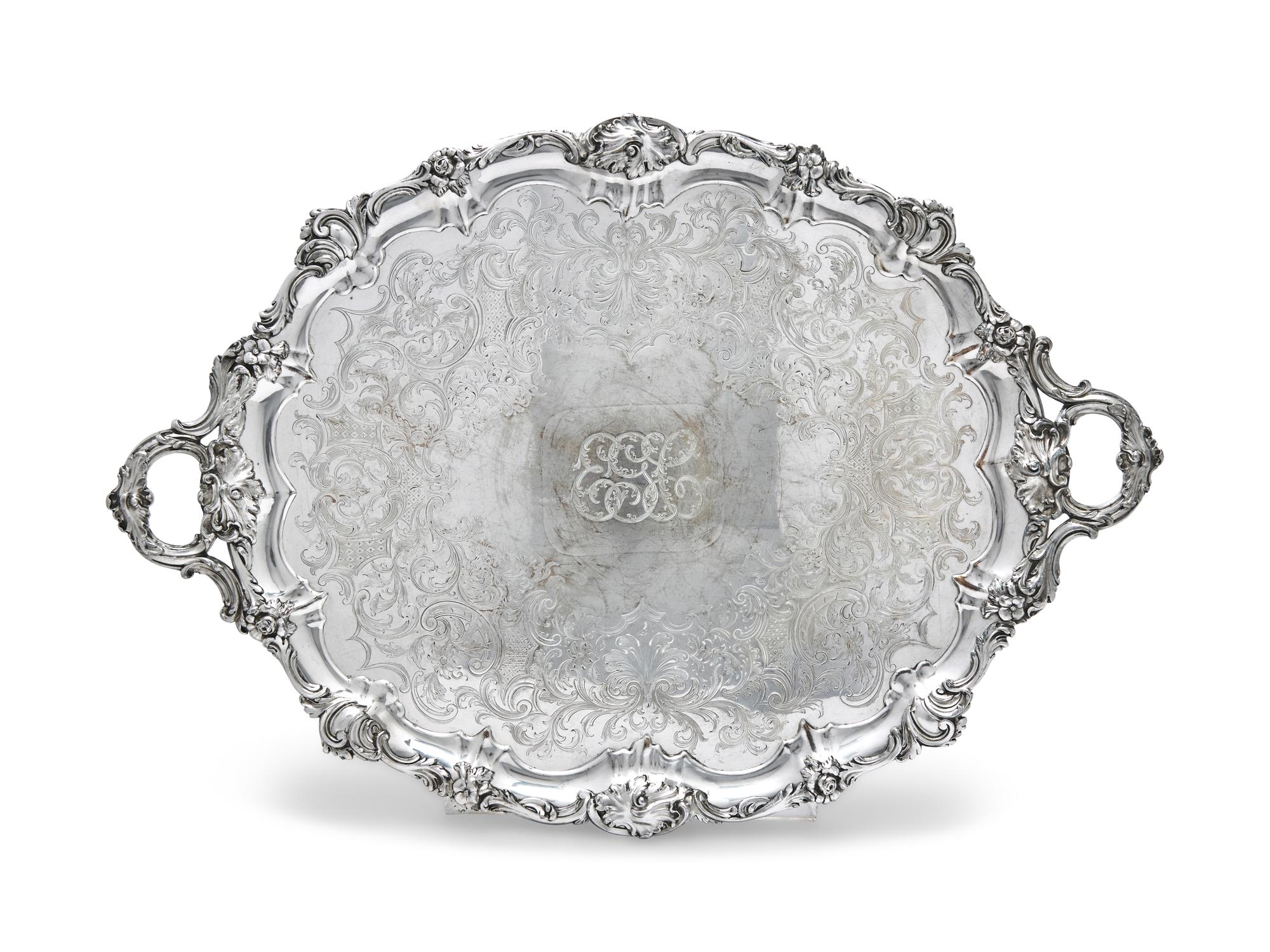 A Silverplated Tray