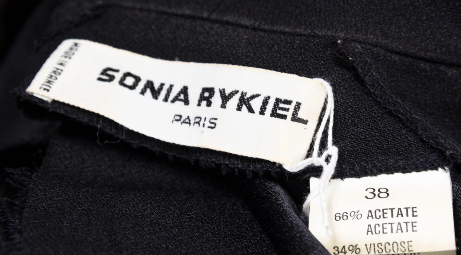 A Sonia Rykiel Black Blazer, Size 38.