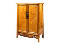 A Chinese Hardwood Cabinet, possibly Long Yan Mu