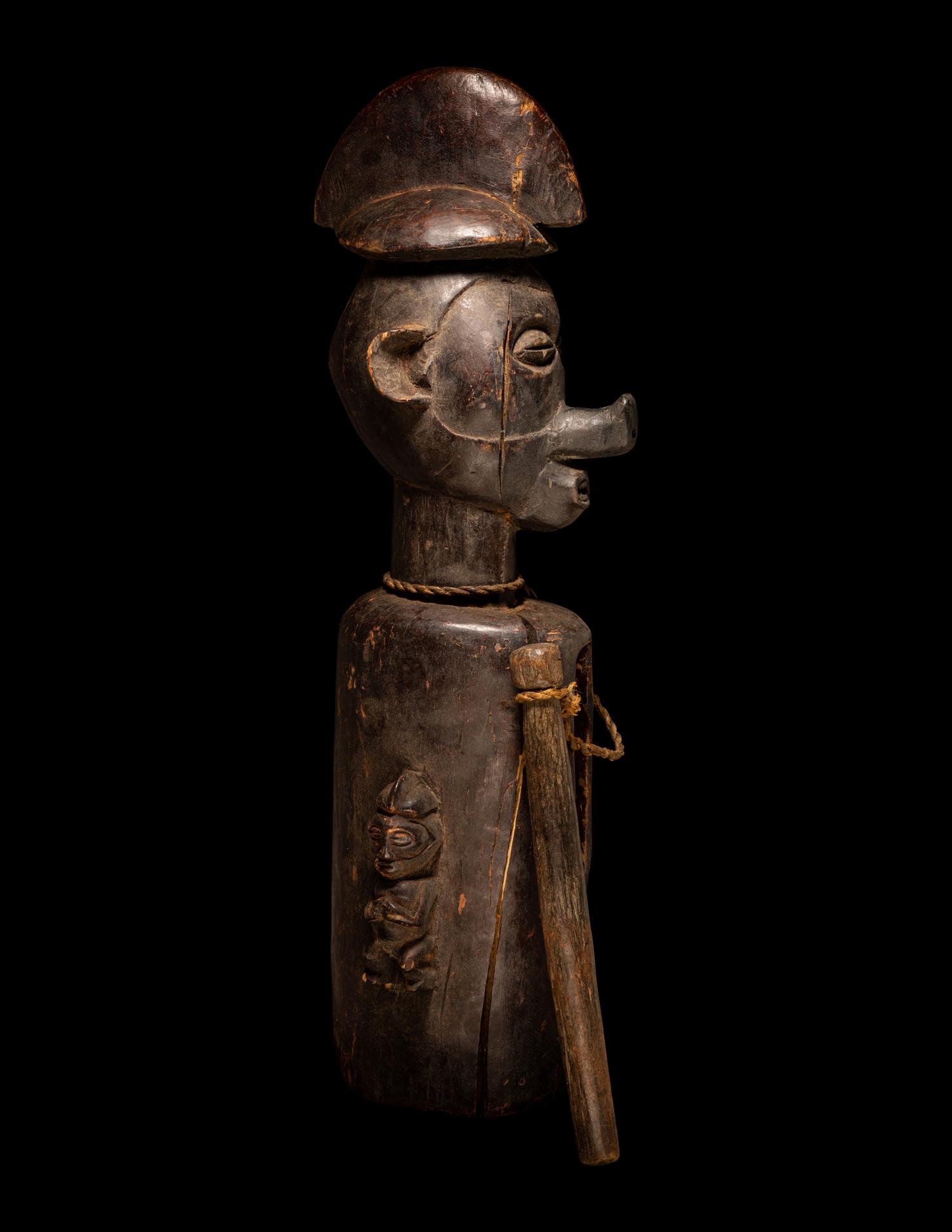 A Yaka Wood Slit Drum