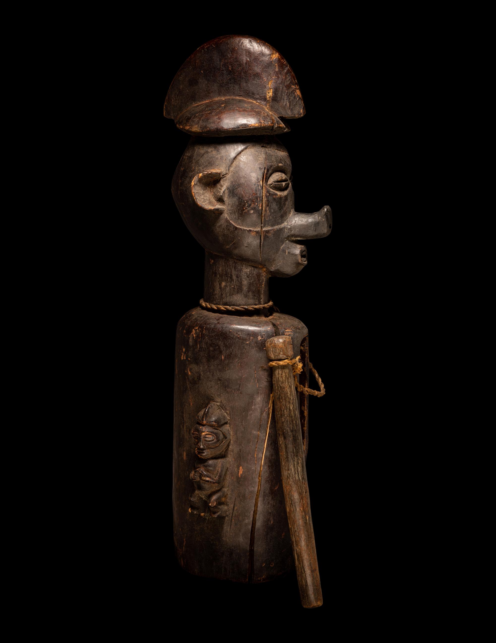A Yaka Wood Slit Drum