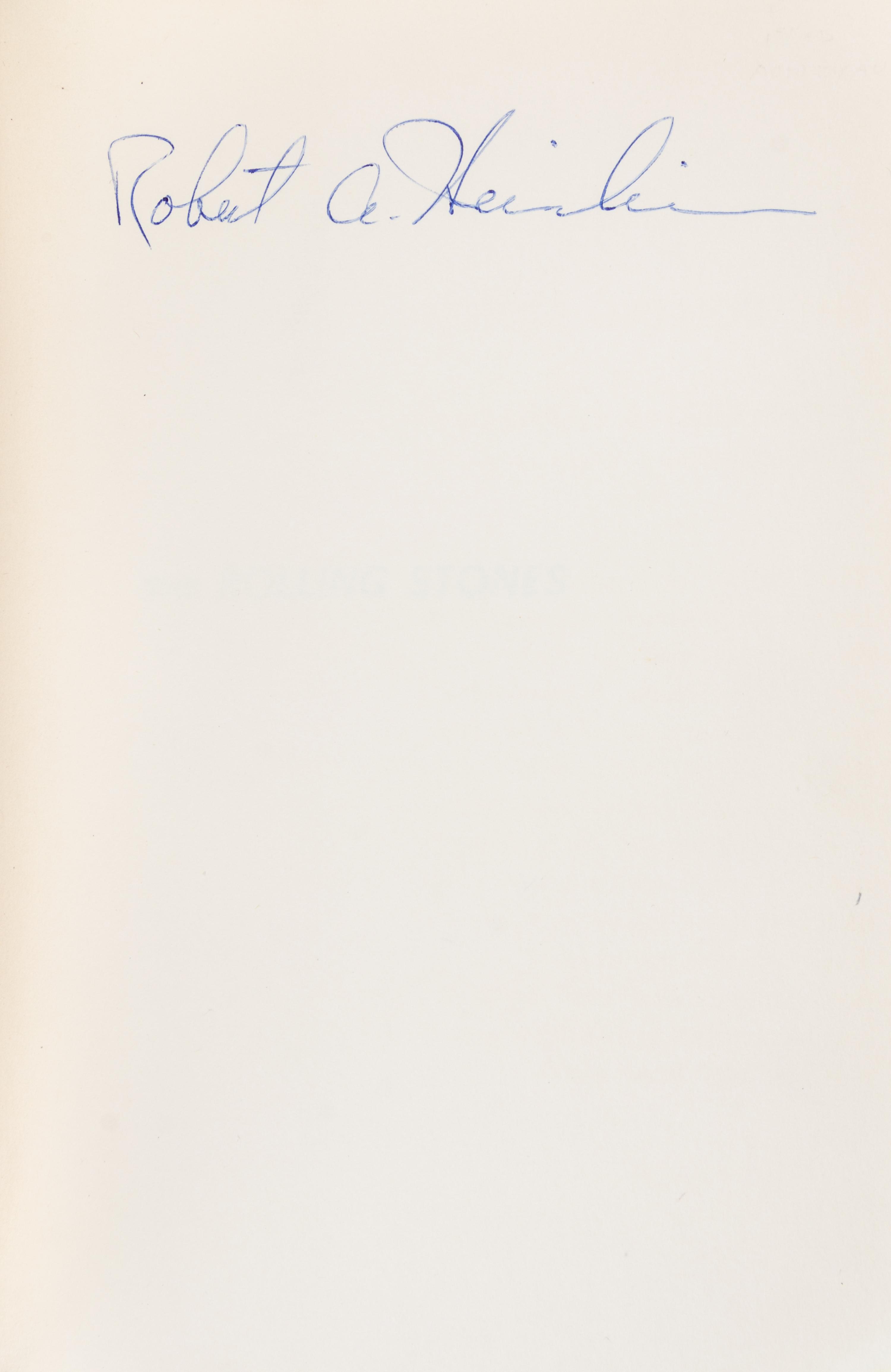HEINLEIN, ROBERT A. The Rolling Stones. New York, 1952. First edition, signed.