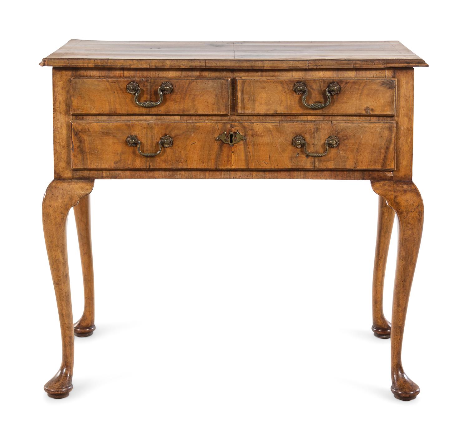 A George II Walnut Dressing Table