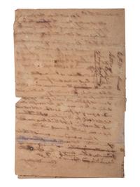 [WAR OF 1812]. MORGAN, General David B. Morgan (ca 1772-1848). Autograph letter signed. August 1829.
