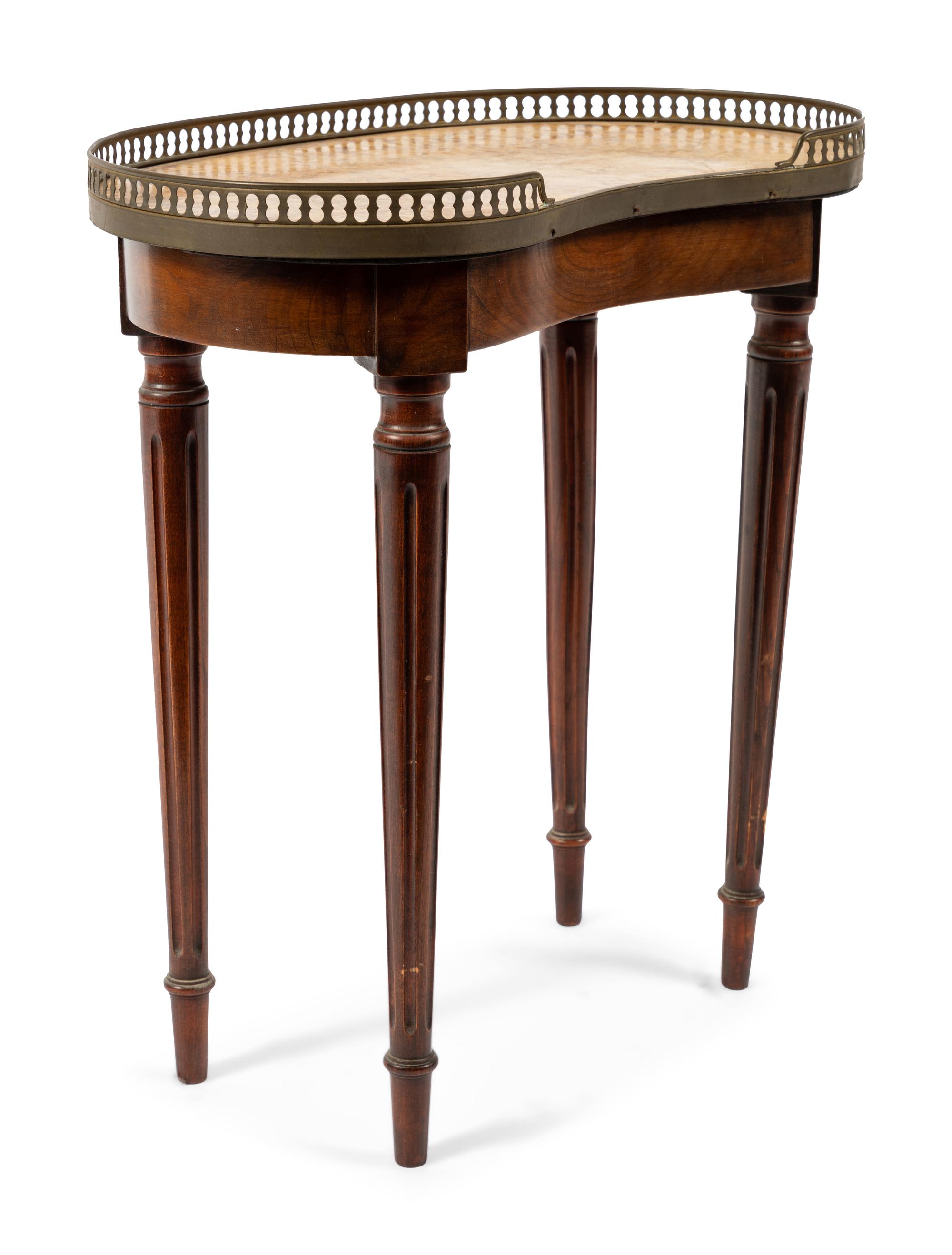 A Louis XVI Style Reniform Table