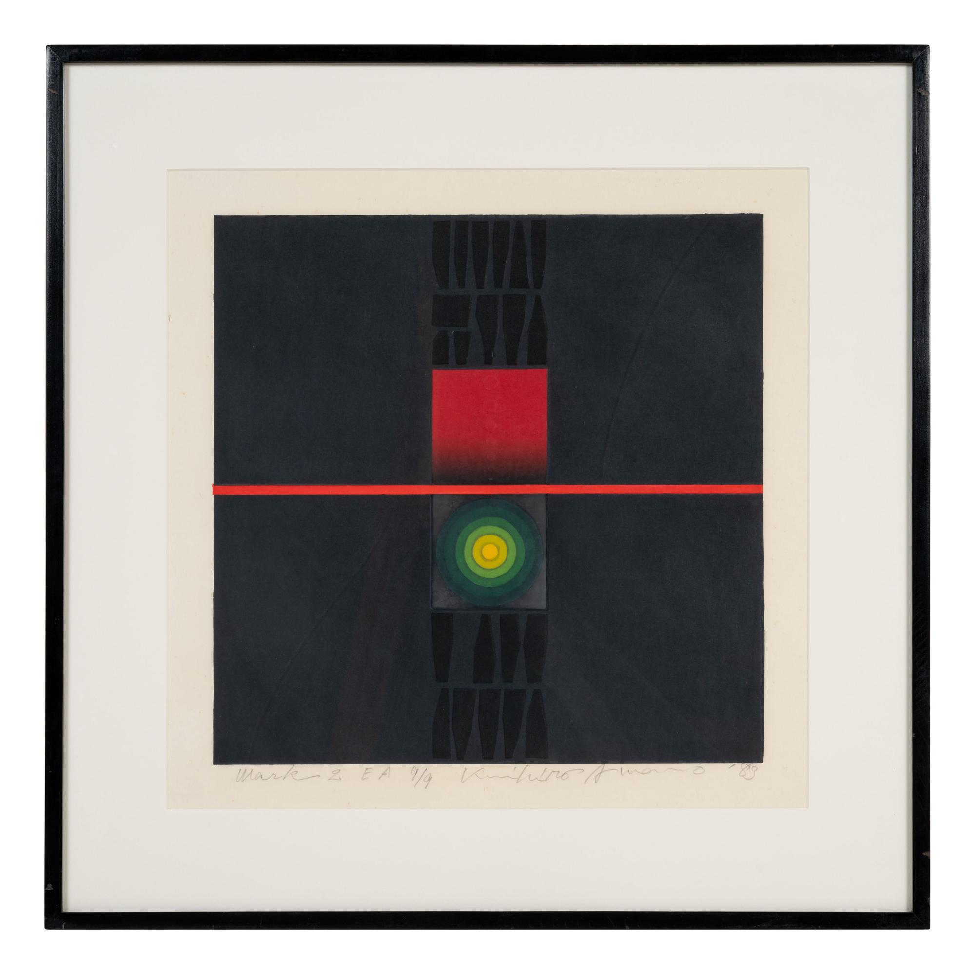 A Poor King 1 , 1979 and Work 2 , 1983 (Pair of Works)