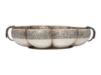 A Mexican Silver Footed Center Bowl