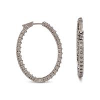 DIAMOND HOOP EARRINGS