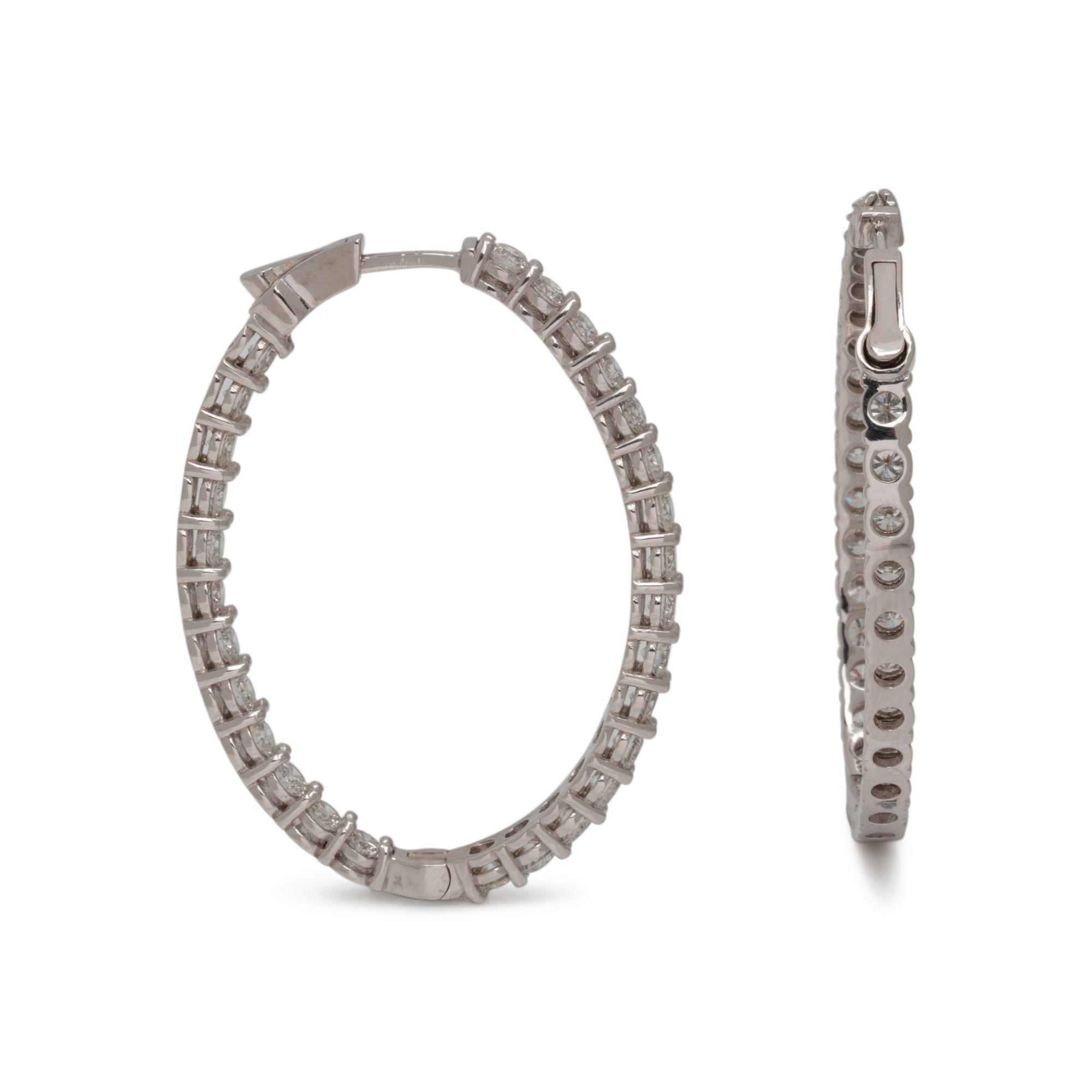 DIAMOND HOOP EARRINGS