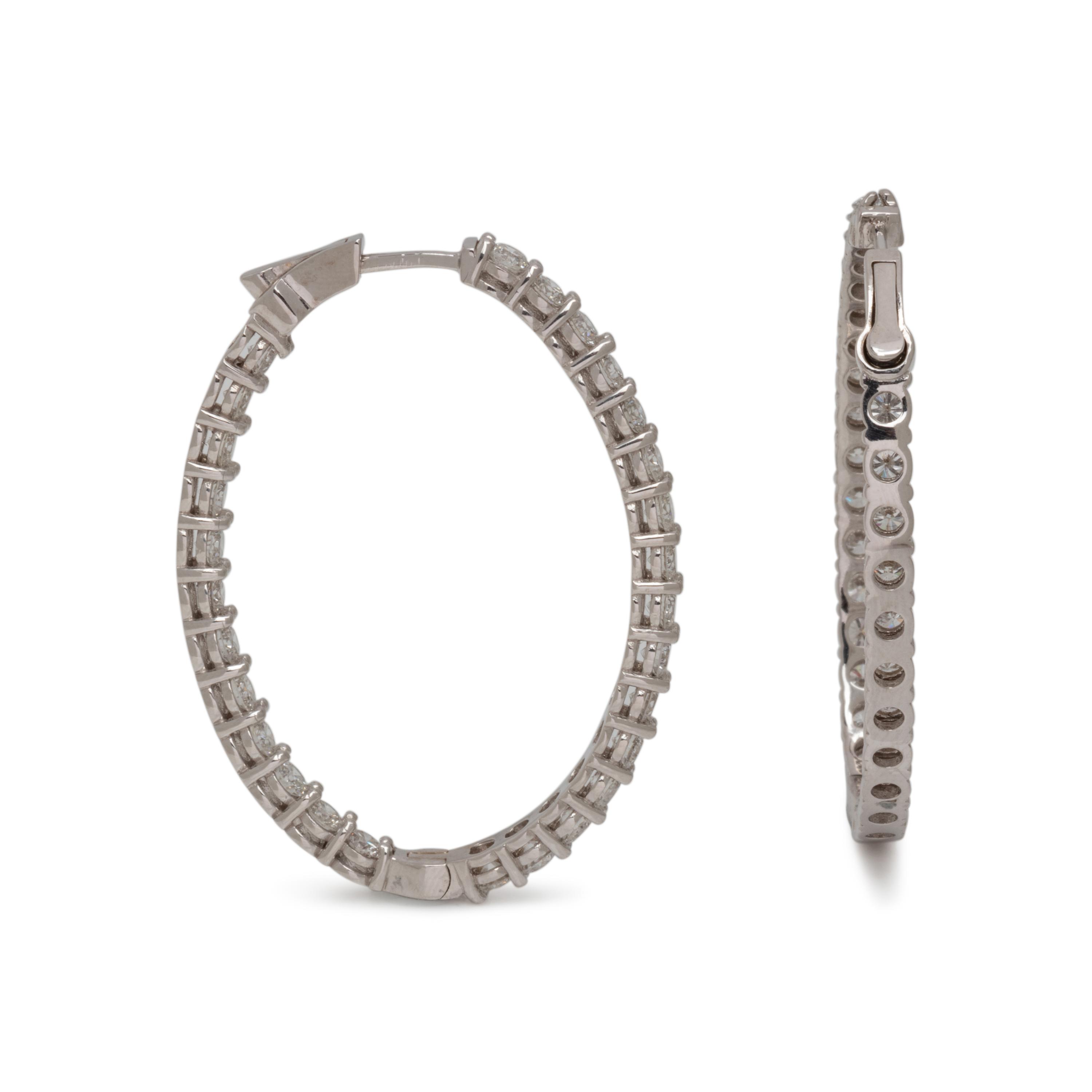 DIAMOND HOOP EARRINGS