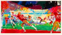 A 1989 San Francisco 49ers "Superplay" LeRoy Neiman Serigraph,