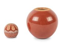 Sgrafito Pottery Seed Jars