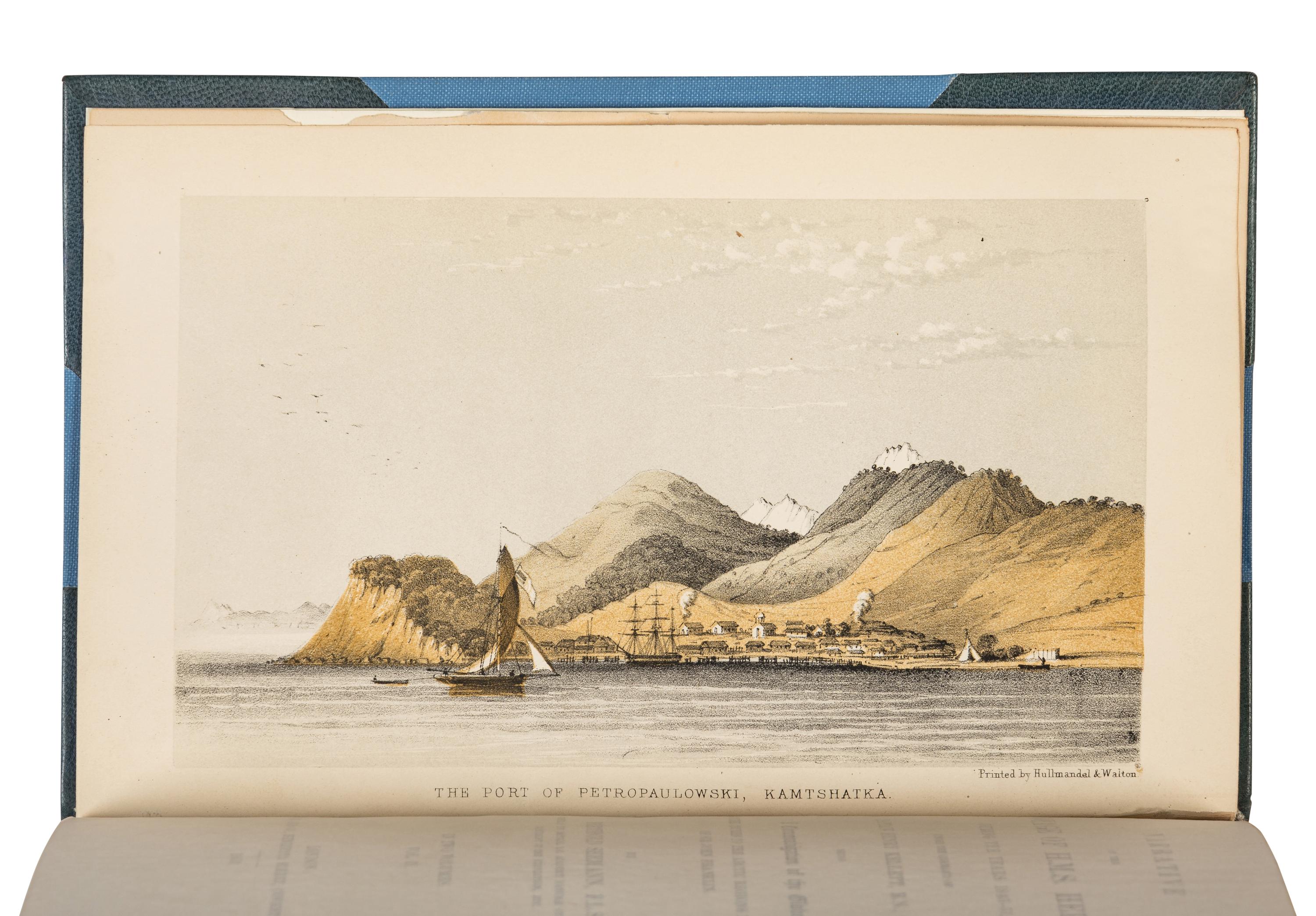 SEEMANN, Berthold Carl (1825-1871). Narrative of the Voyage of H.M.S. Herald during the years 1845-51, under the command of Captain Henry Kellett, being A Circumnavigation of the Globe, and three cruizes to the Arctic Regions in search of Sir John Franklin . London: Reeve and Co., 1853.