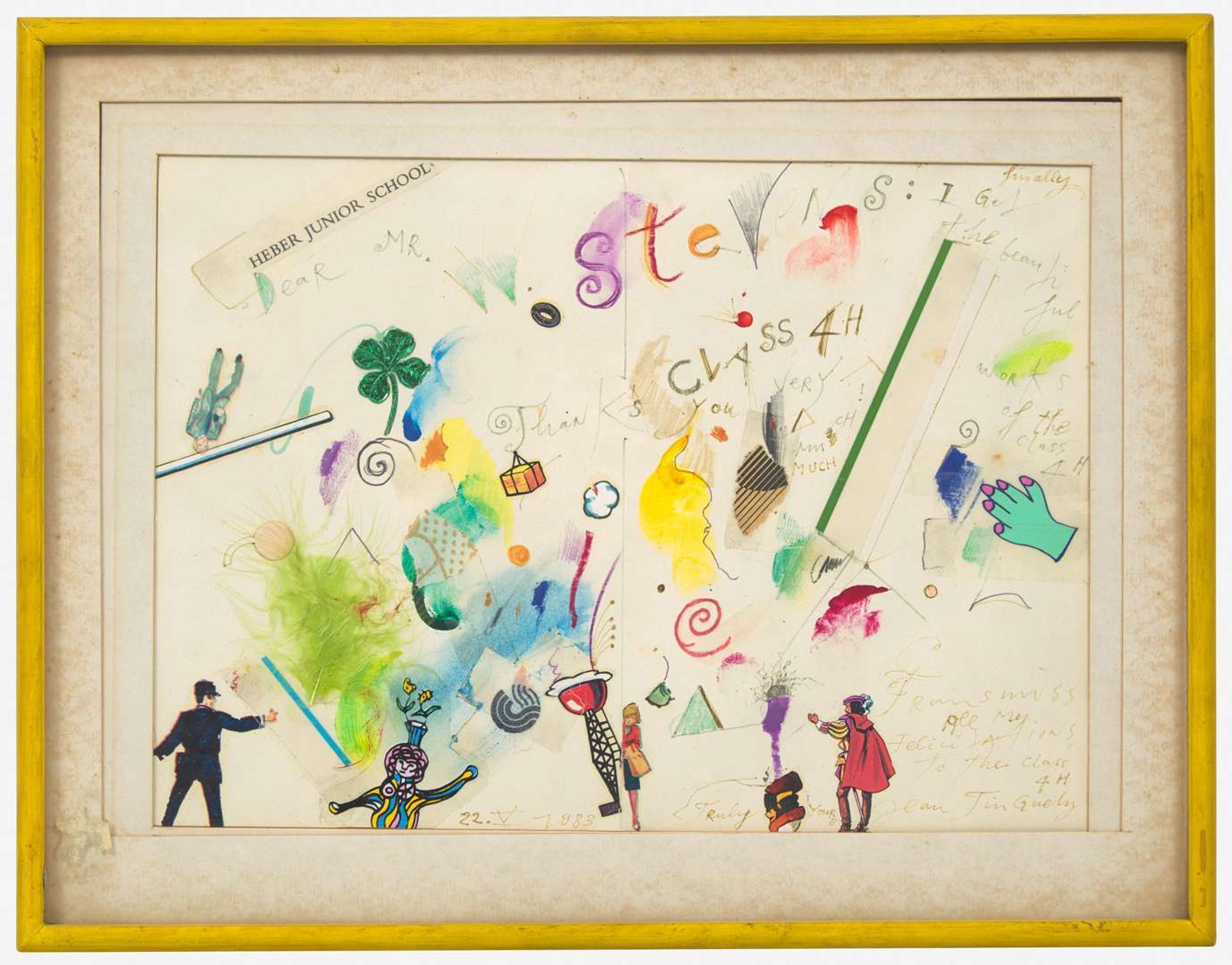 Jean Tinguely (Swiss, 1925-1991) - Untitled (Class 4H)