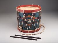 [CIVIL WAR]. Regulation US Infantry snare drum. Manufactured by C. & F. Soistmann, Philadelphia, PA.