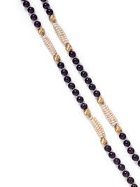 AMETHYST AND CULTURED PEARL NECKLACES