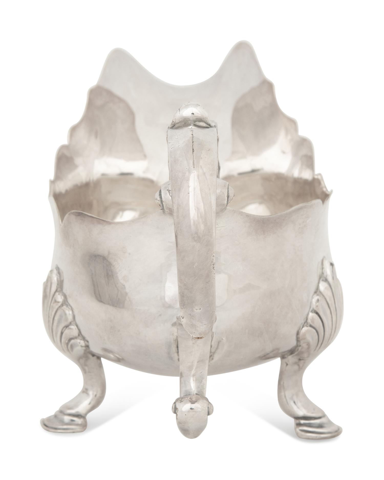Two English Silver Open Bowls — Sebastian and James Crespell, London, 1768-69