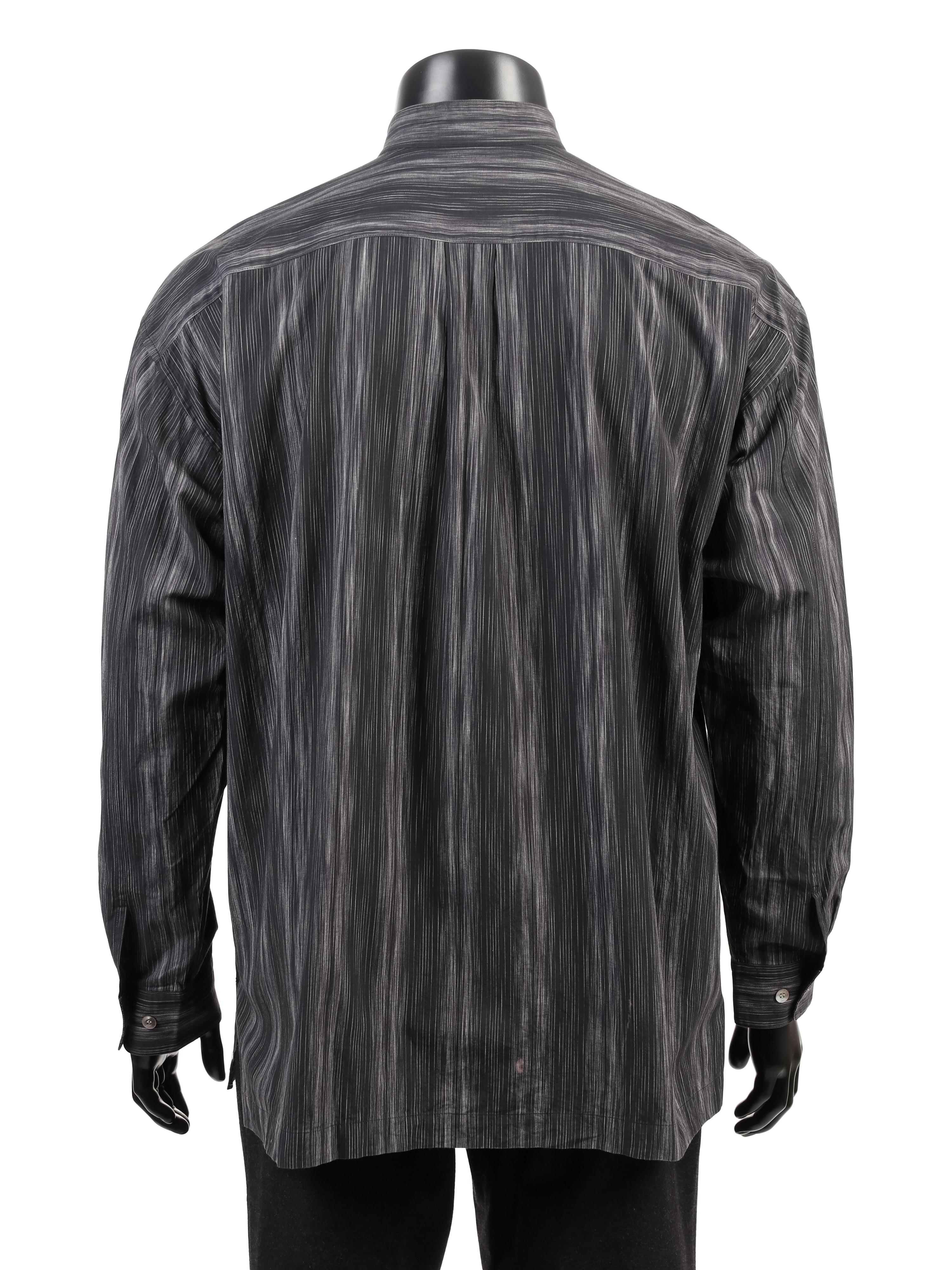 Group of Vintage Men's Designer Shirts, 1980-2000s: Turnbull & Asser, Brioni, Miyake, Missoni & Dior