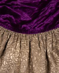 Velvet with Silver Thread Lamé Cape, 1920s