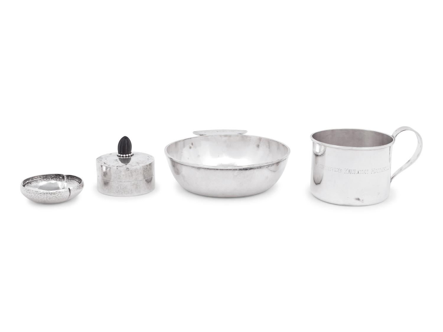 Four Kalo Arts & Crafts Silver Articles