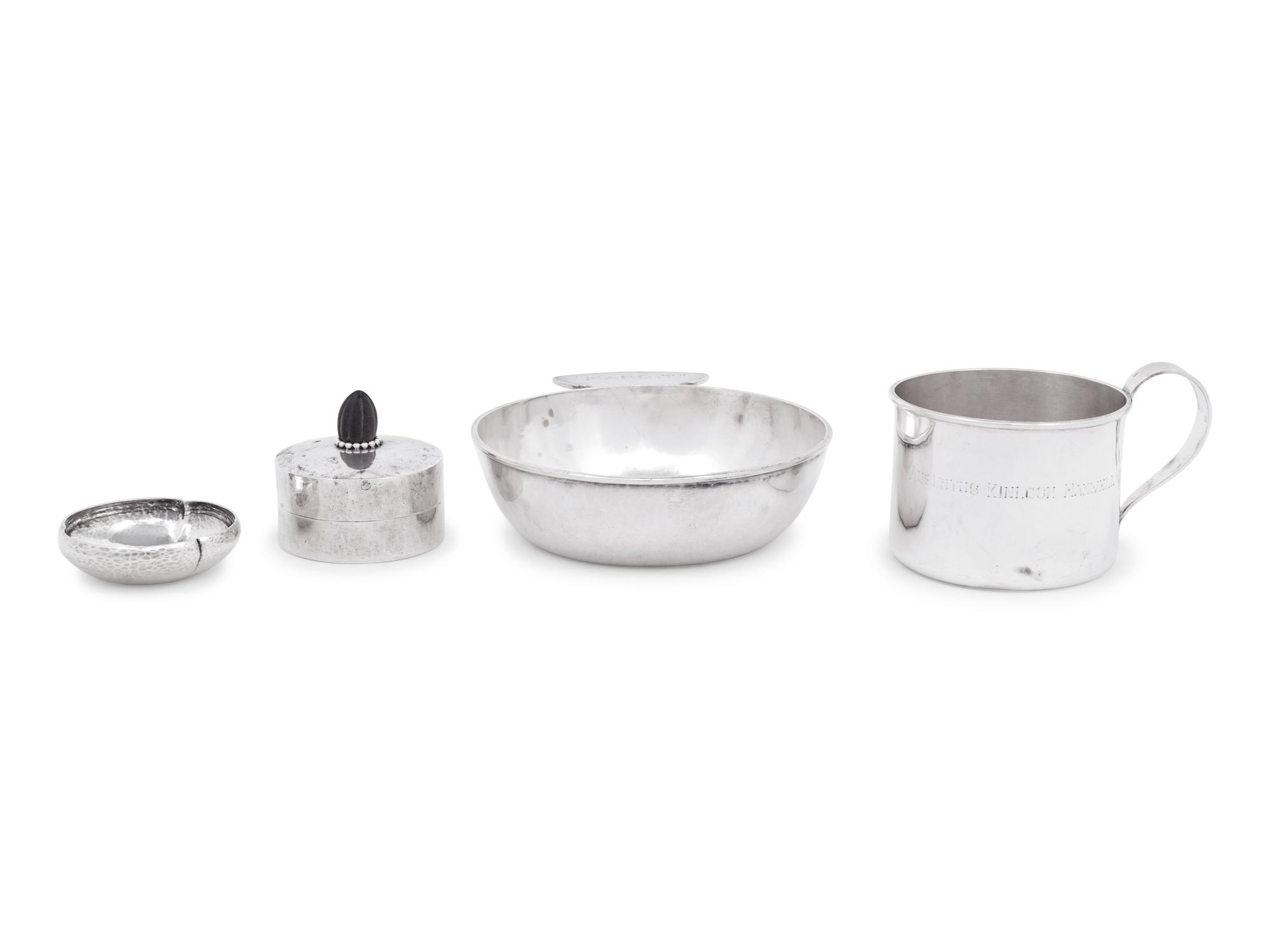 Four Kalo Arts & Crafts Silver Articles
