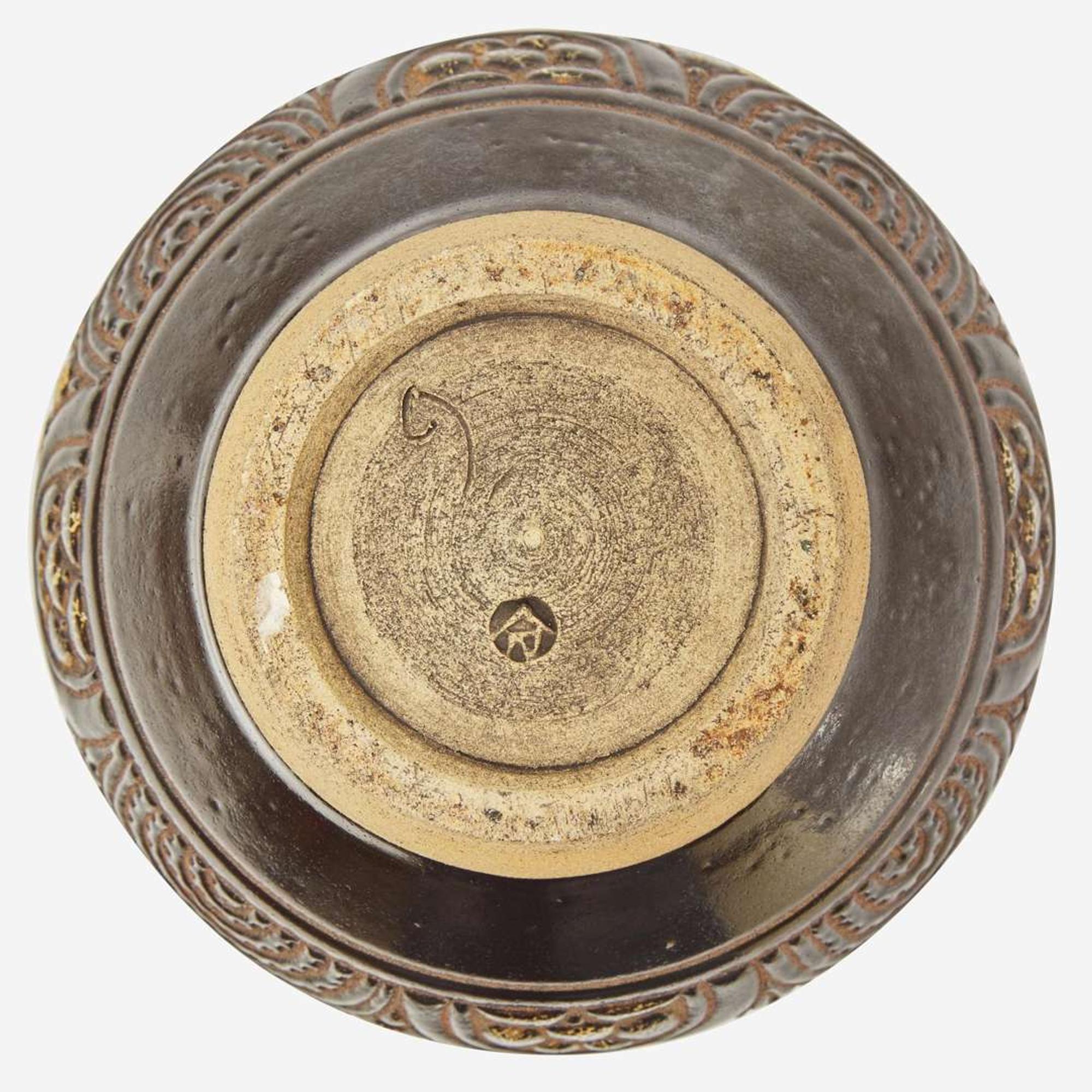 Emile Lenoble (French, 1875-1939) Vase with Incised Decoration, France, circa 1930