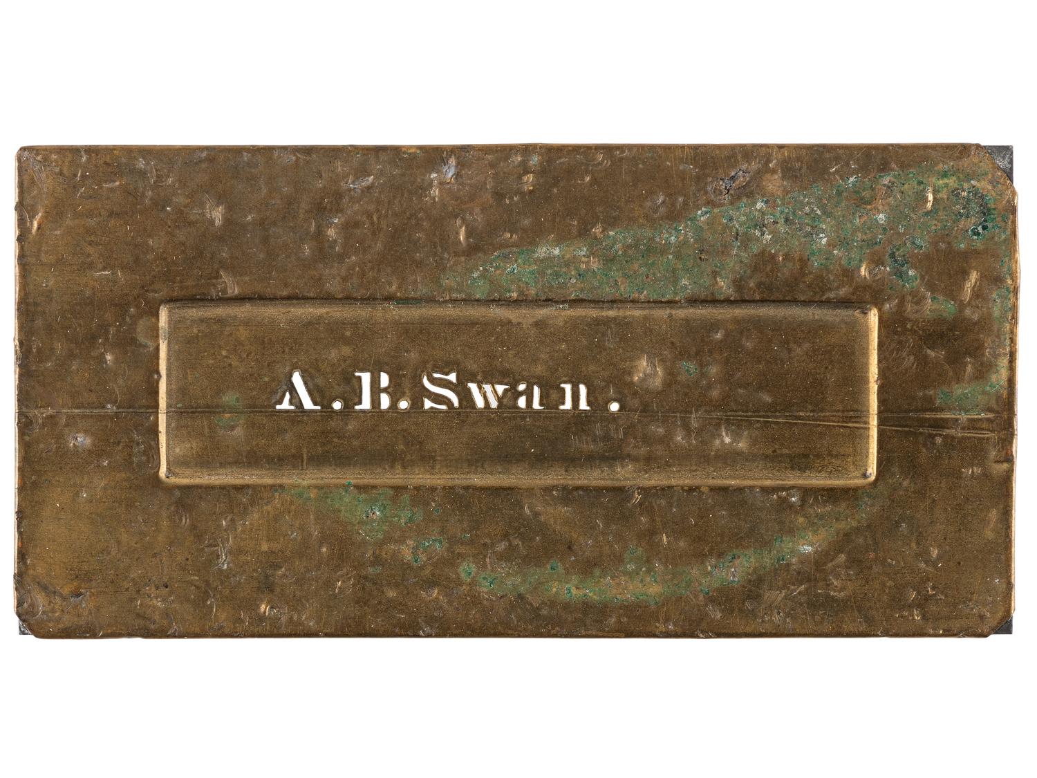 [MILITARIA]. Brigadier General Lansing B. Swan archive incl. New York militia frock coat, belt, epaulettes, and daguerreotype.