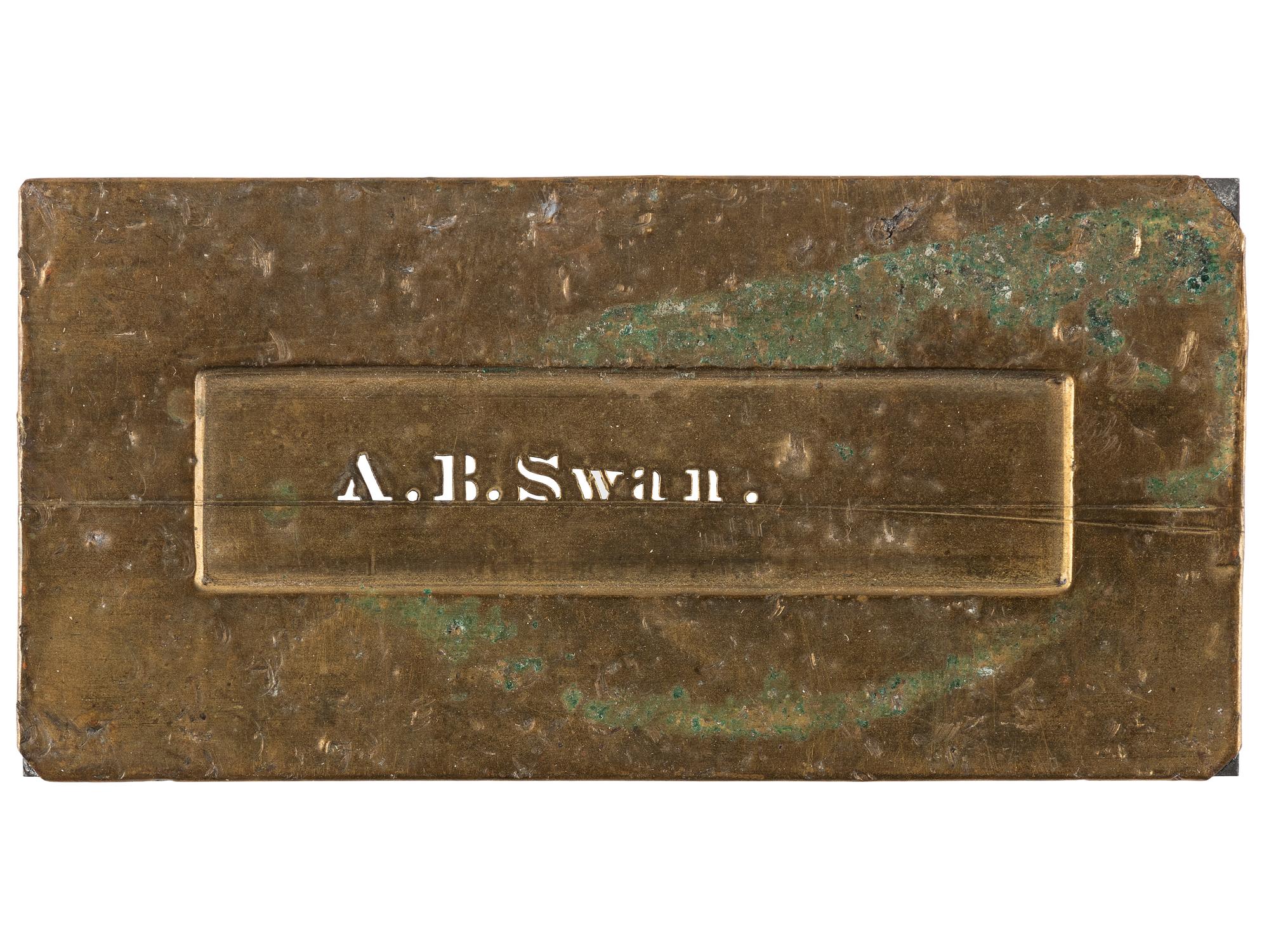 [MILITARIA]. Brigadier General Lansing B. Swan archive incl. New York militia frock coat, belt, epaulettes, and daguerreotype.