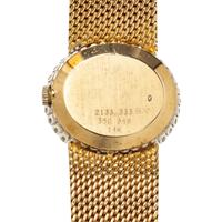 CONCORD, 14K YELLOW GOLD AND CORAL WATCH