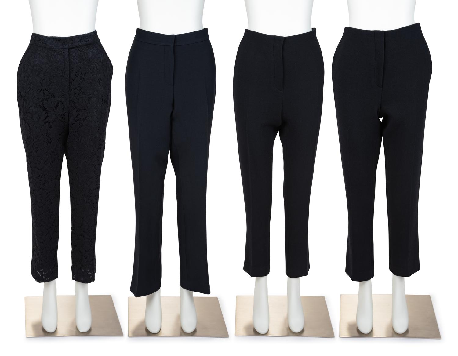 Four Designer Pants: Three Christian Dior, One Valentino, 2000-10s