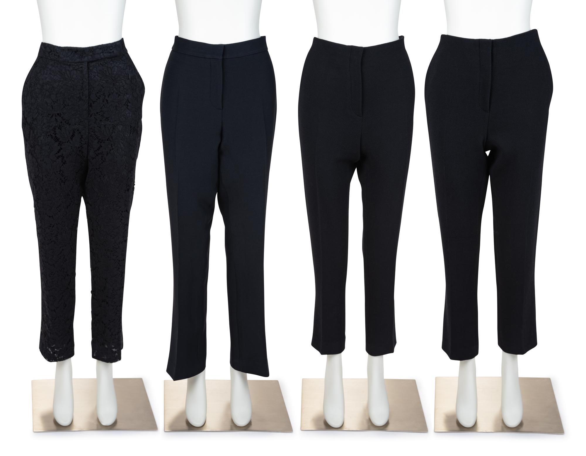 Four Designer Pants: Three Christian Dior, One Valentino, 2000-10s